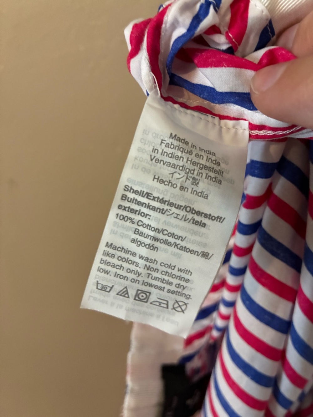 J. Crew 100% Cotton Red, White & Blue Striped Lounge Pants - Picture 5 of 5
